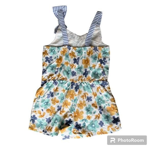 NWOT Emma’s Garden toddler girls floral romper 4t - Picture 2 of 5